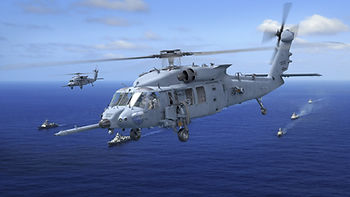Sikorsky HH-60W combat rescue helicopter weapons system, operational flight trainers in final assembly