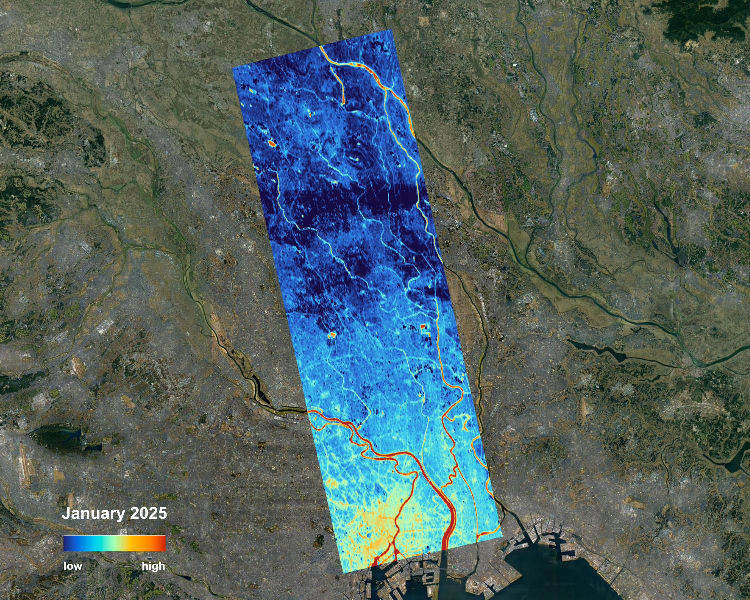 constellr captures Tokyo’s thermal signature in historic first satellite image
