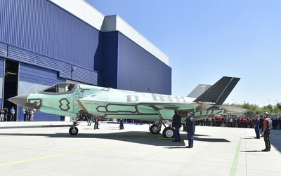 First Italian-built F-35B 'Rolls Out' of Cameri production facility