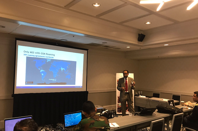 Thuraya conducts intensive training at Pacific Endeavor 2017