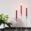 Thumbnail: BURGUNDY 10 INCH DINNER CANDLES x6