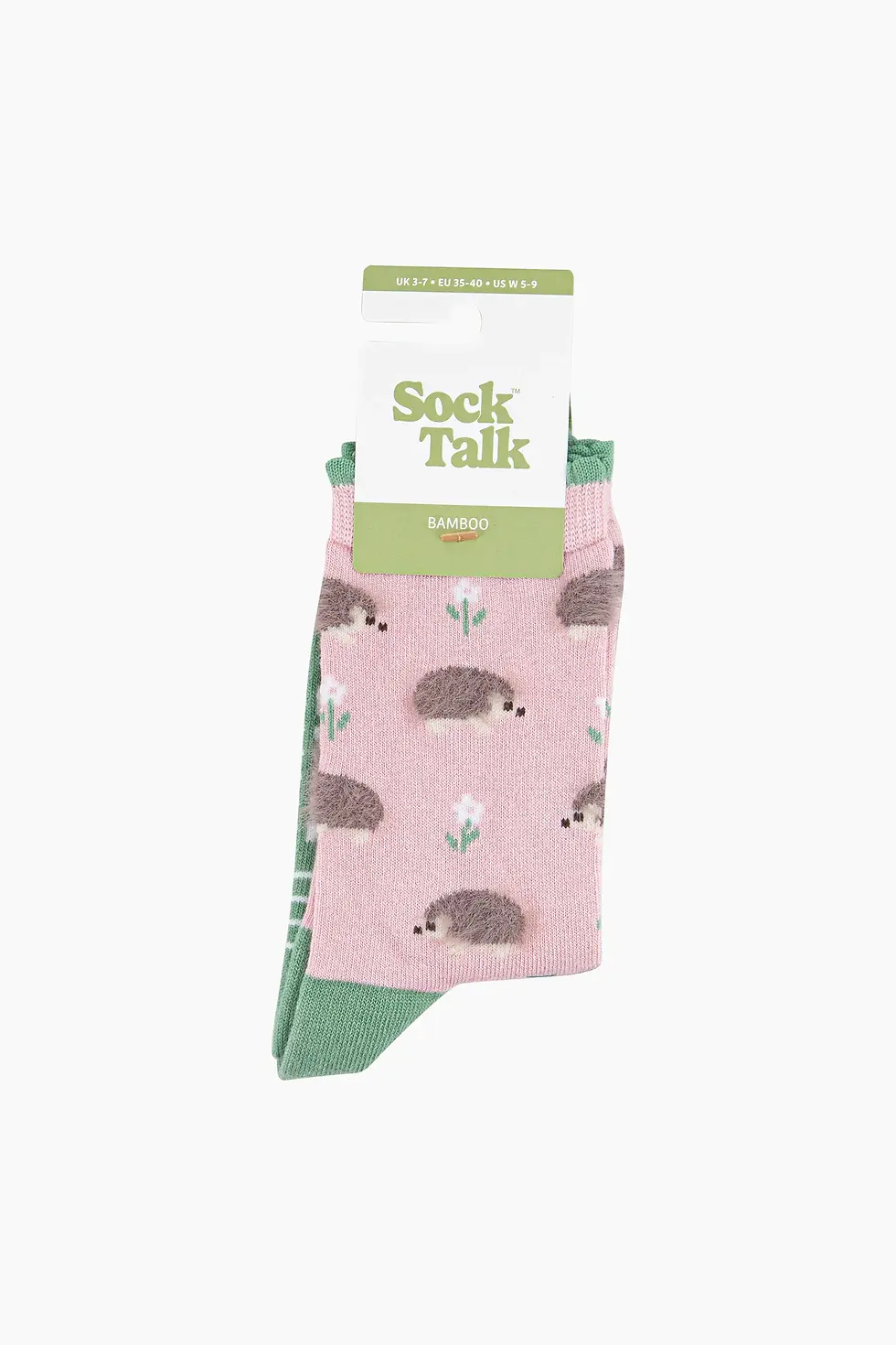 Thumbnail: Pink Hedgehog Bamboo Socks