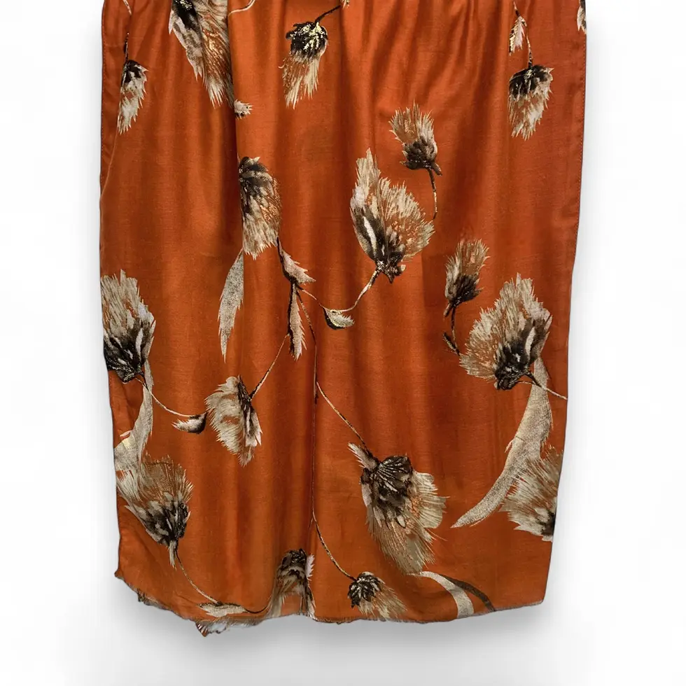 Thumbnail: RUST DUSTY MILLER SCARF