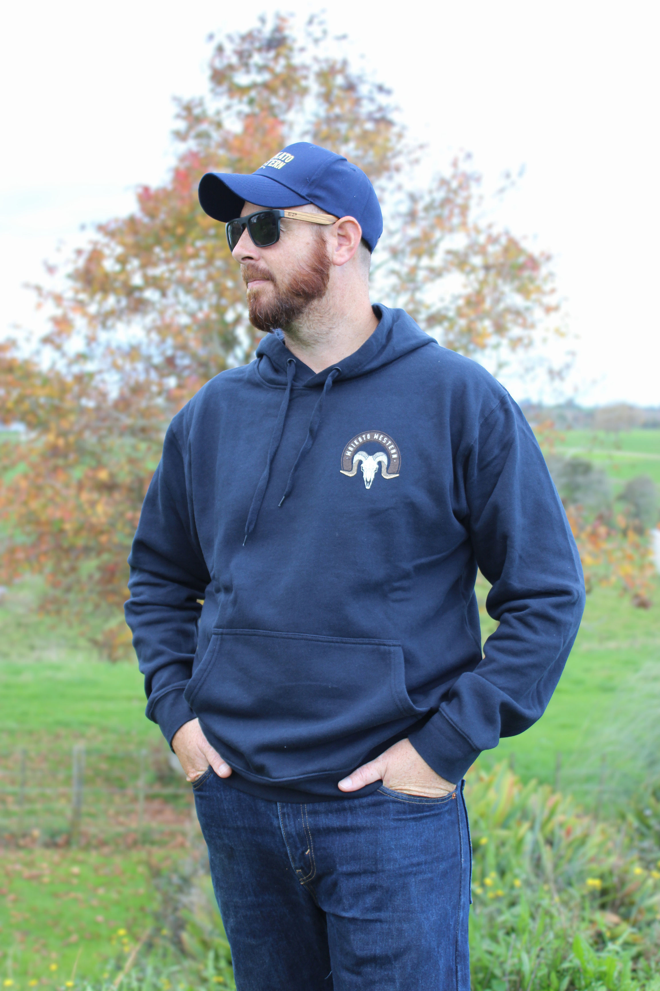 Men's Signature Hoodie - Saddle Blue