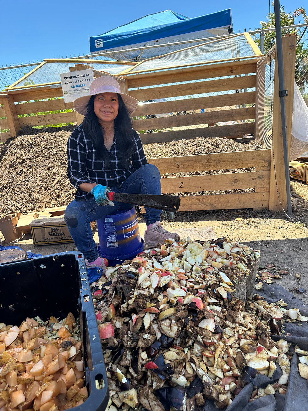 Compost pile prep