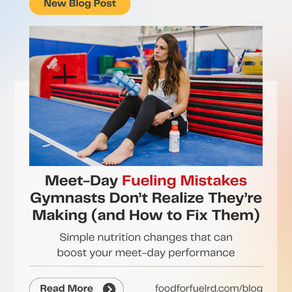 Meet-Day Fueling Mistakes Gymnasts Don’t Realize They’re Making