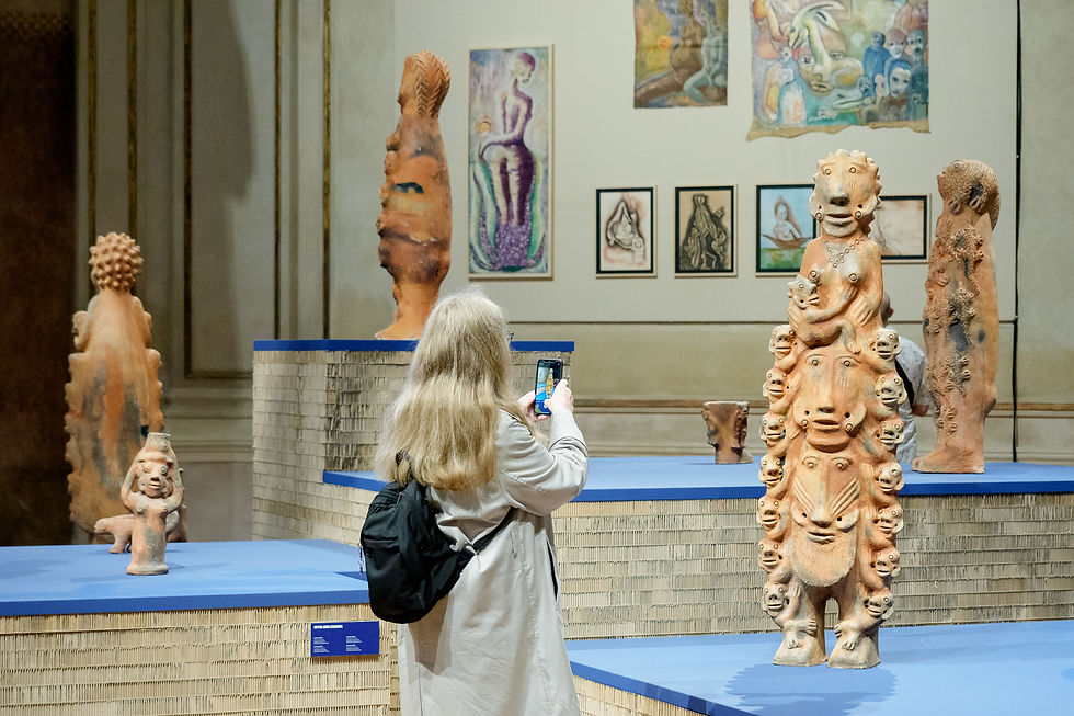 Interior view of the Central Pavilion in the Giardini. Courtesy of La Biennale di Venezia. Photo: Andrea Avezzù.