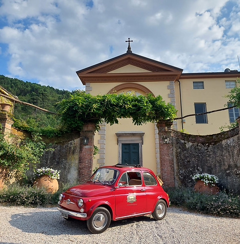 chapel and red fiat500.jpeg