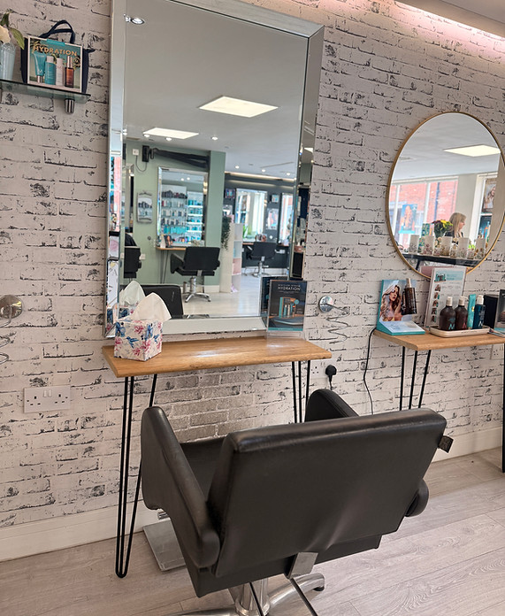 Interior of 25 Hair salon in Rochford, Essex