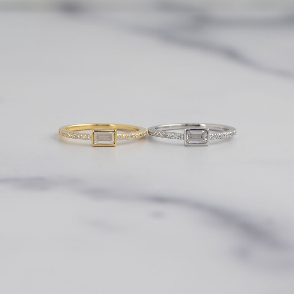 Thumbnail: Emerald Baguette Ring