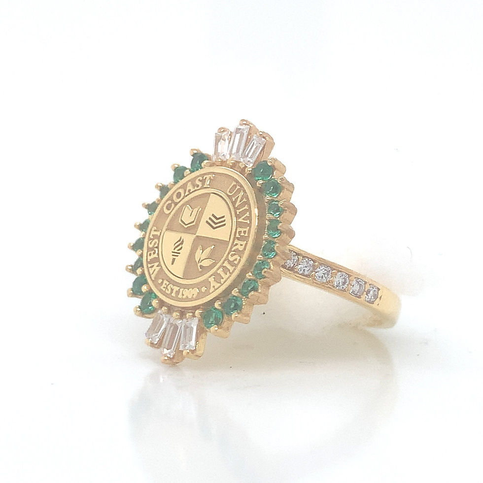 Thumbnail: Customized High School and College Graduation Class Ring