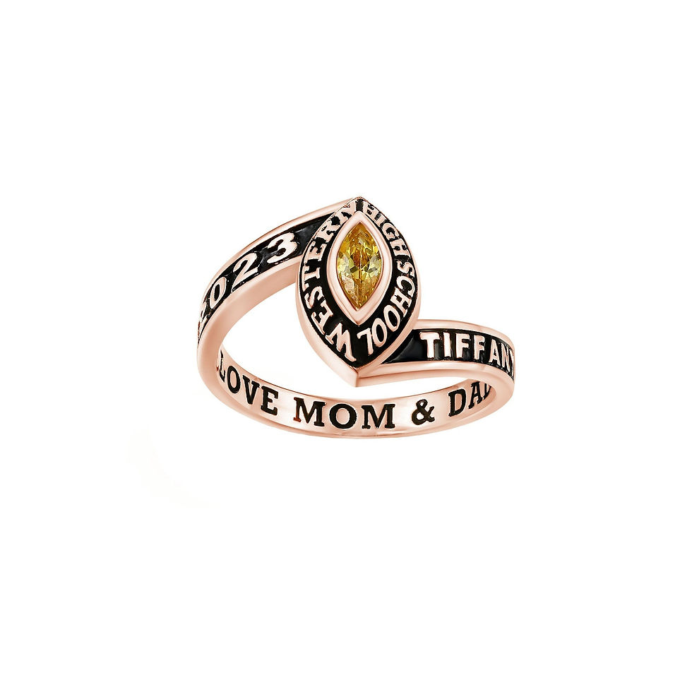 Thumbnail: Customized High School and College Graduation Class Ring