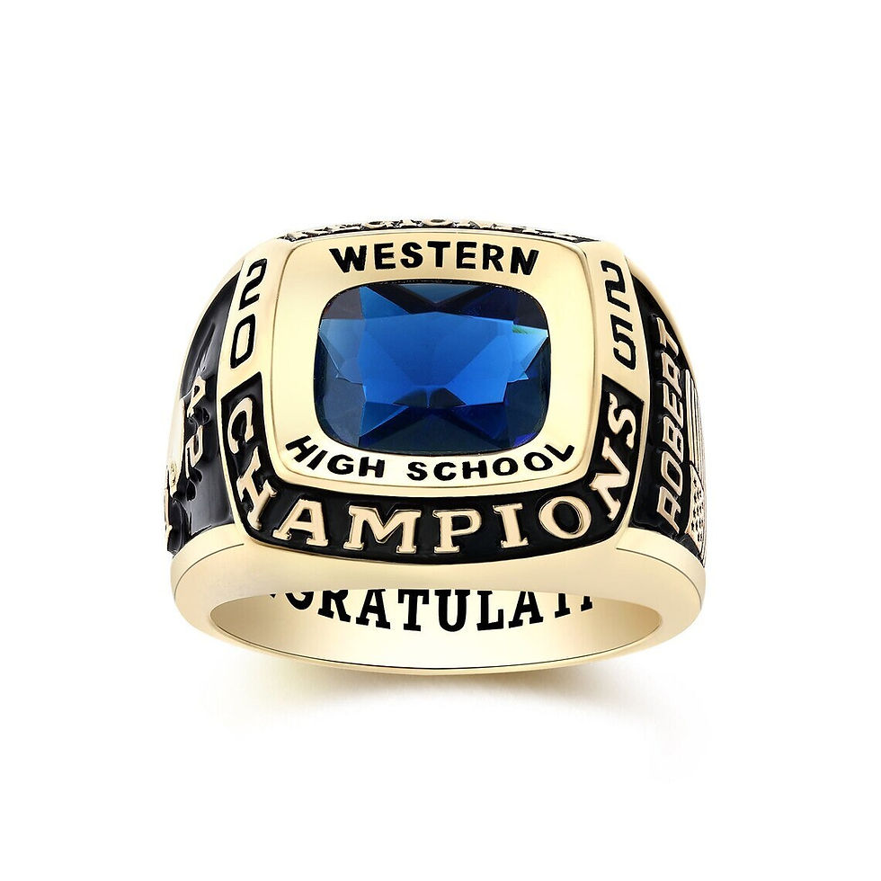 Thumbnail: Customized High School and College Graduation Class Ring