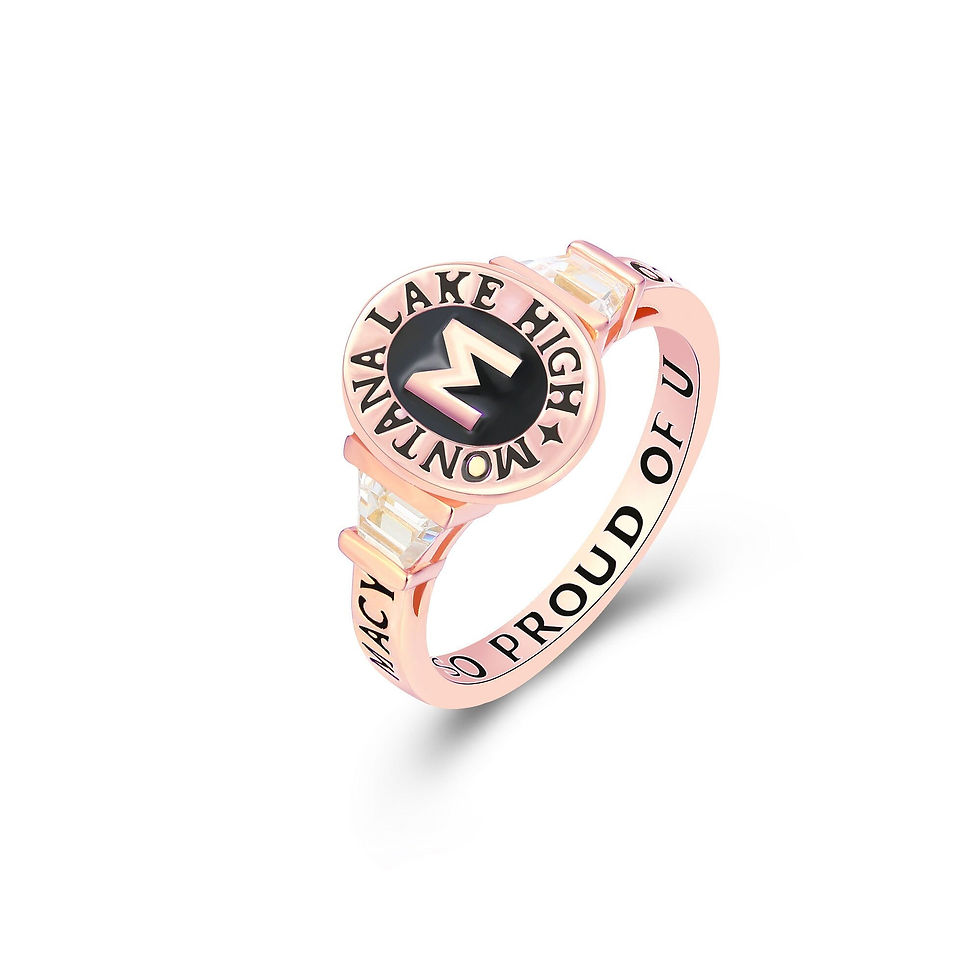 Thumbnail: Customized High School and College Graduation Class Ring