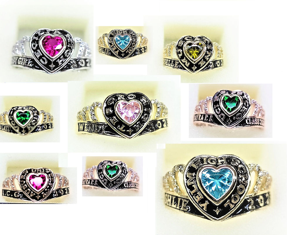 Thumbnail: Customized High School and College Graduation Class Ring