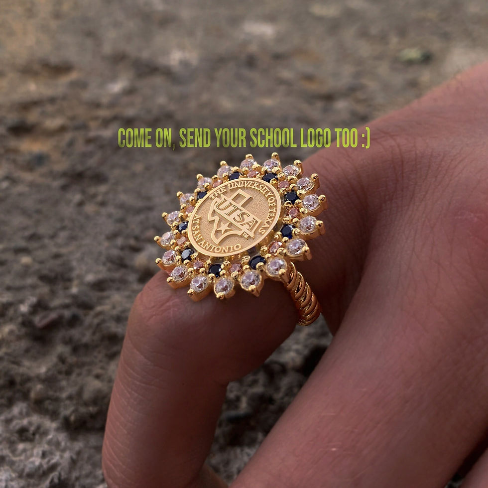Thumbnail: Customized High School and College Graduation Class Ring