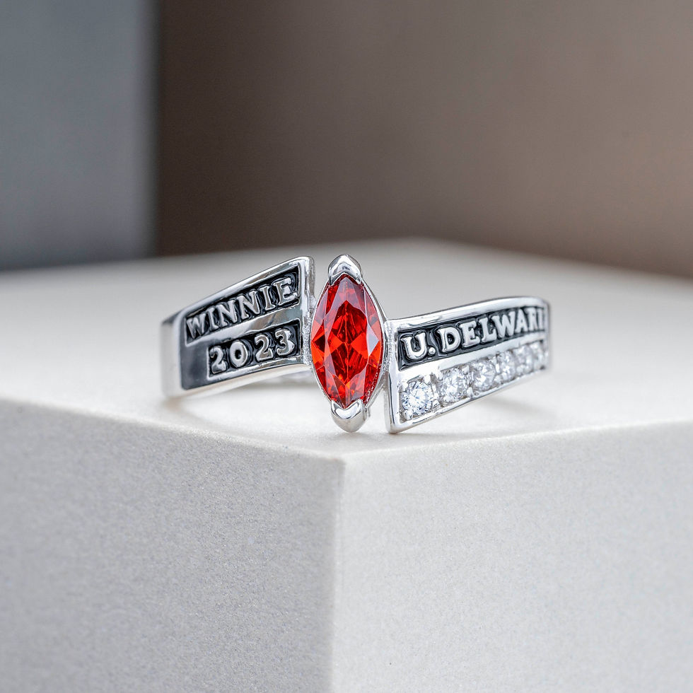 Thumbnail: Customized High School and College Graduation Class Ring