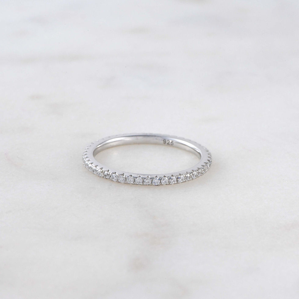 Thumbnail: White CZ Eternity Ring