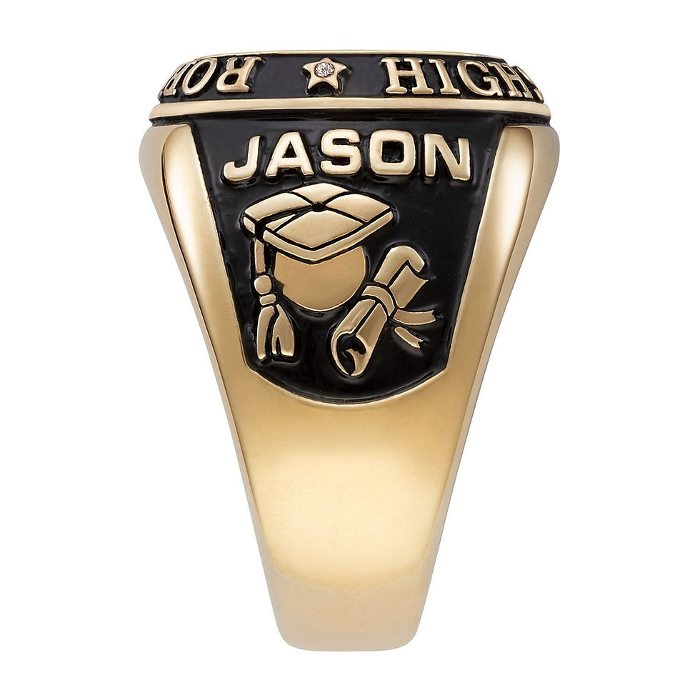 Thumbnail: Customized High School and College Graduation Class Ring