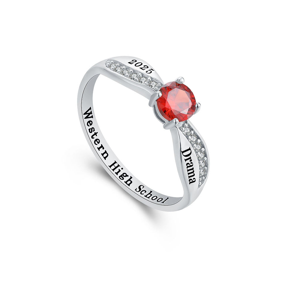 Thumbnail: Customized High School and College Graduation Class Ring