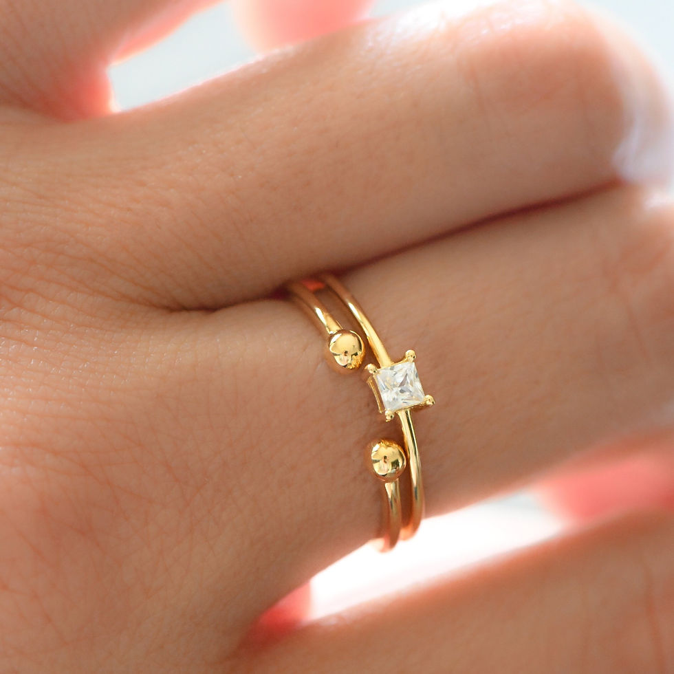 Thumbnail: Open Ball Cuff Ring