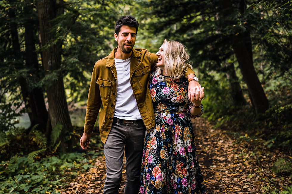 Kara and Dan - Green Lakes State park