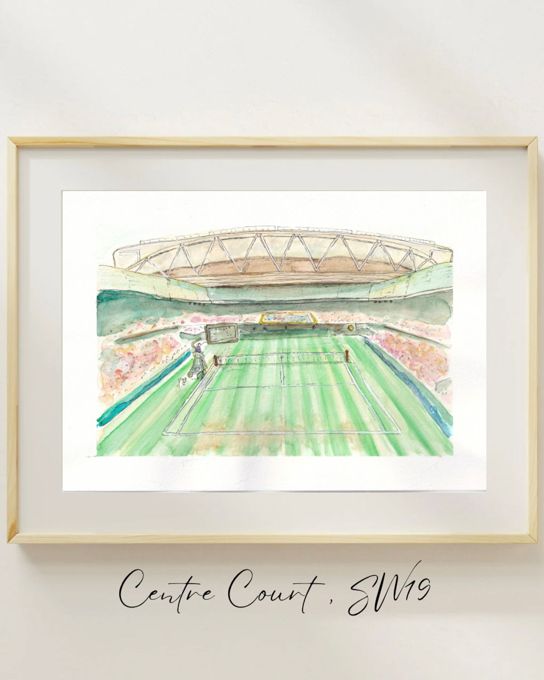 Centre Court Art Print