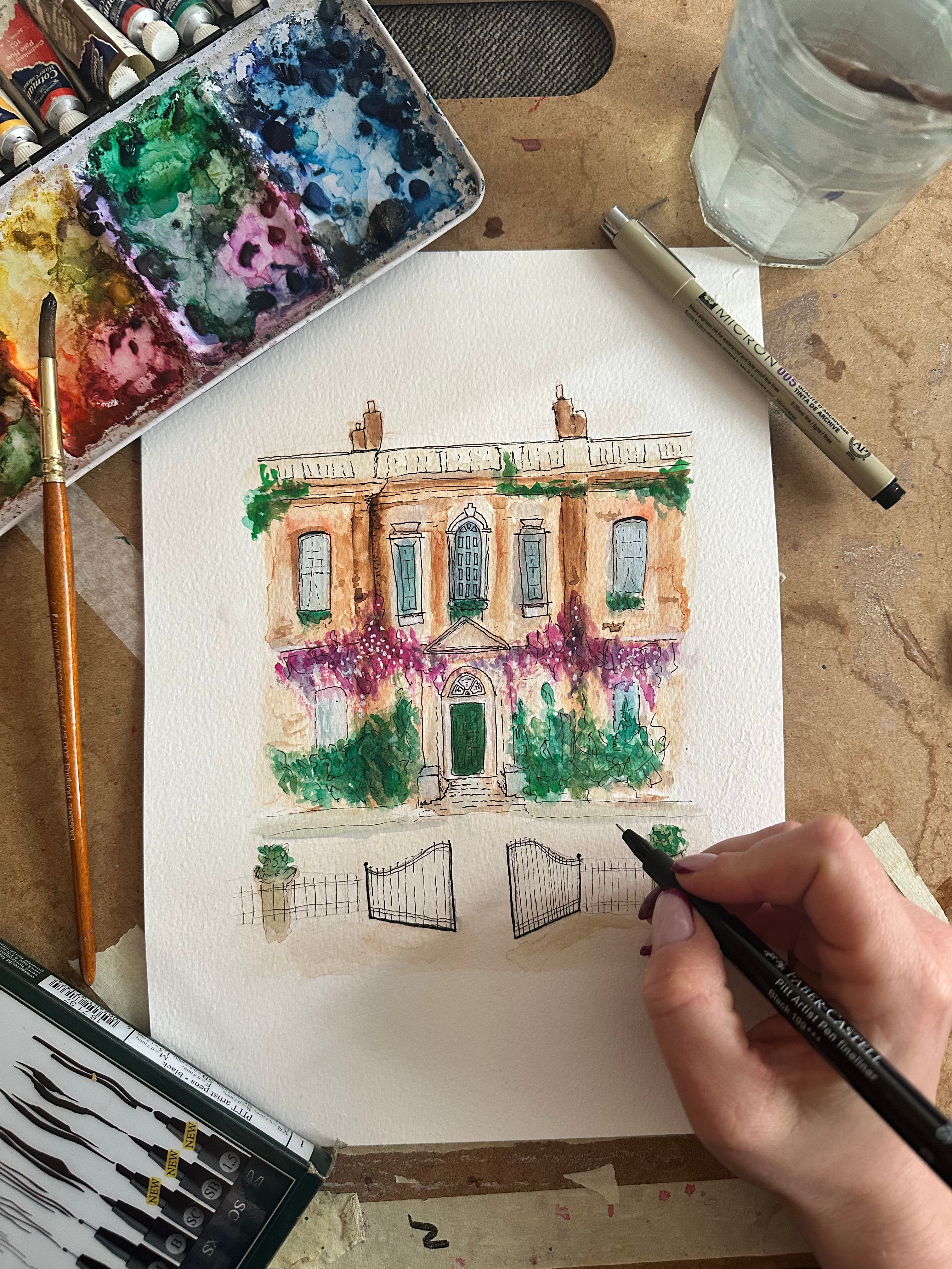 Custom House Portrait