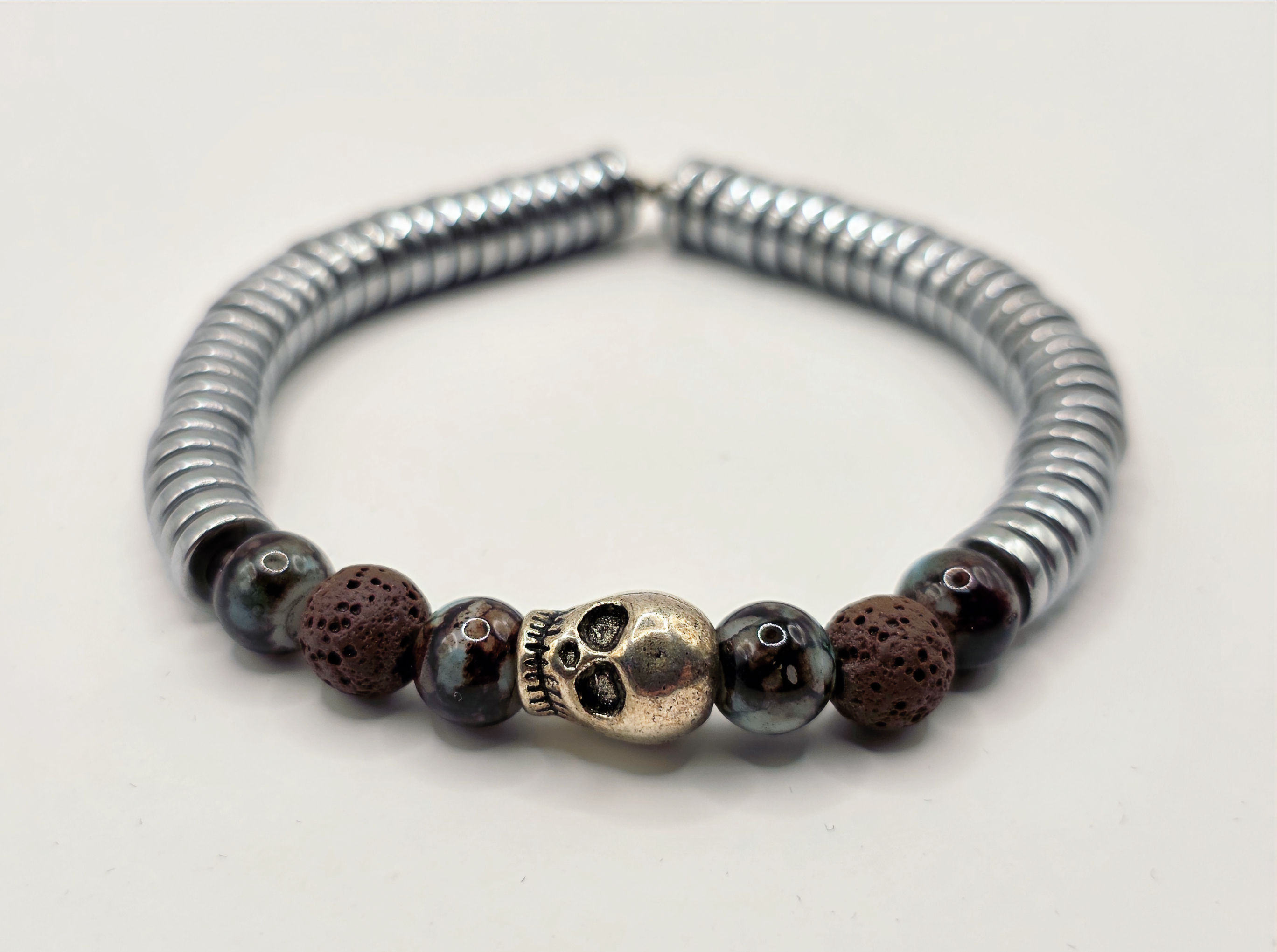 Armband Stone Skull