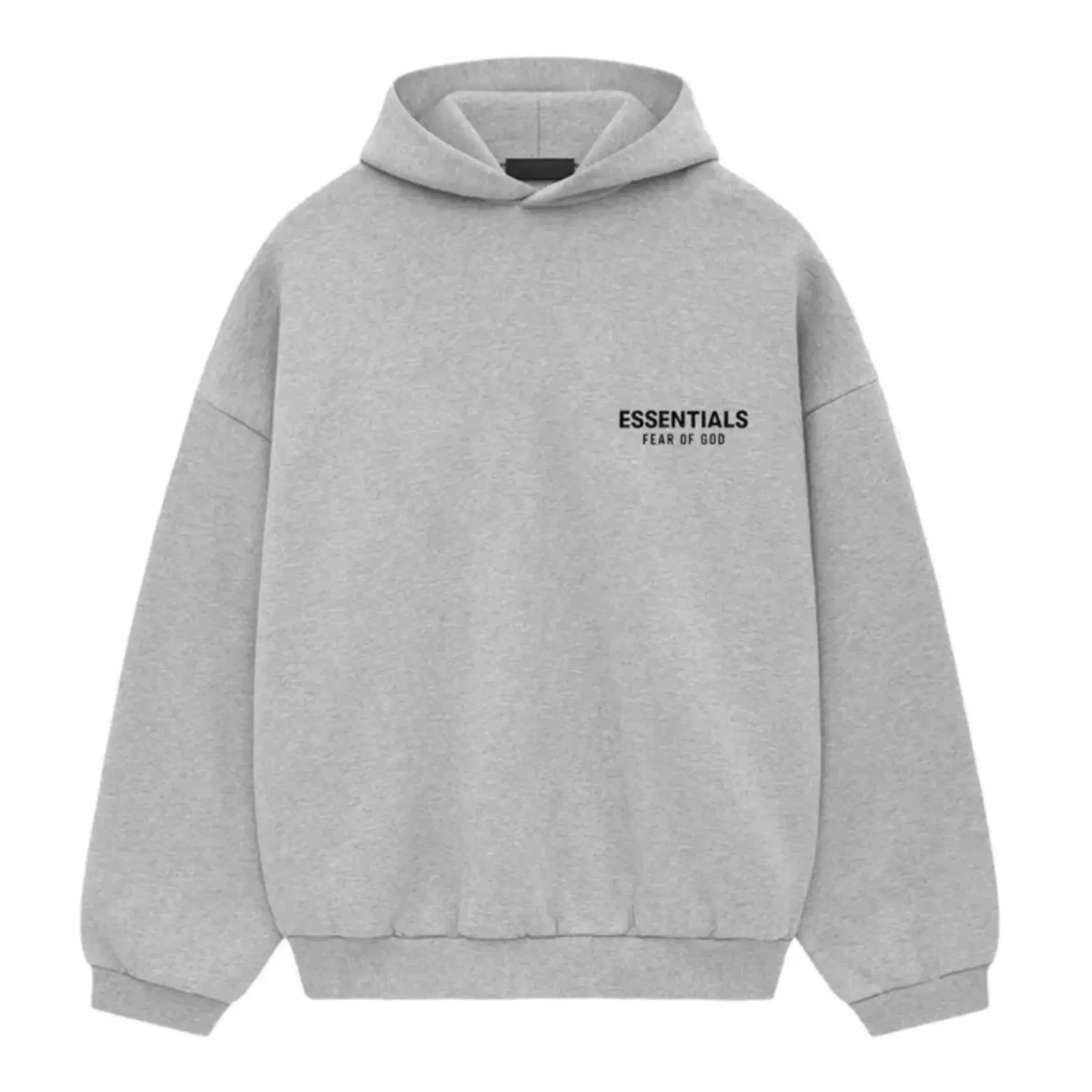 Fear of God Essentials Fleece Hoodie Light Heather Grey FW24
