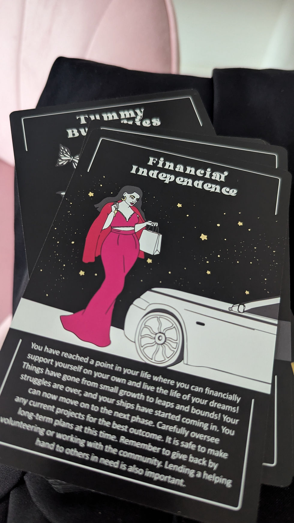 Thumbnail: Financial independence oracle card representing success, confidence, and aligned wealth energy.