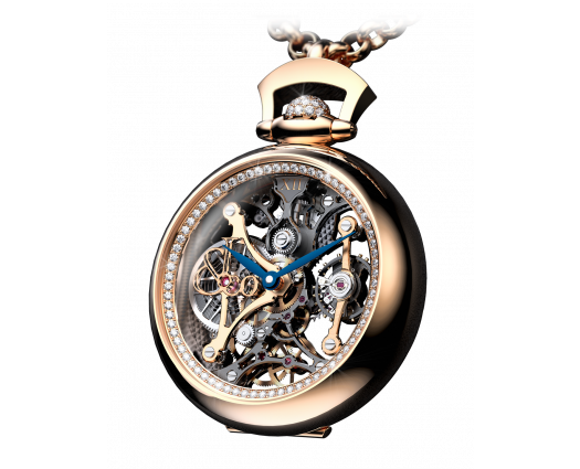 BRILLIANT POCKET WATCH PENDANT.