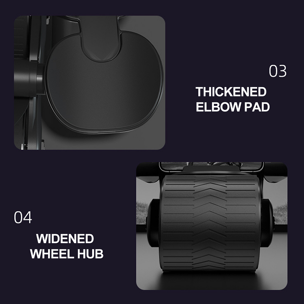 Thumbnail: UK Stocked Elbow Support Automatic Rebound Abdominal Wheel Core Muscle Ab Traine