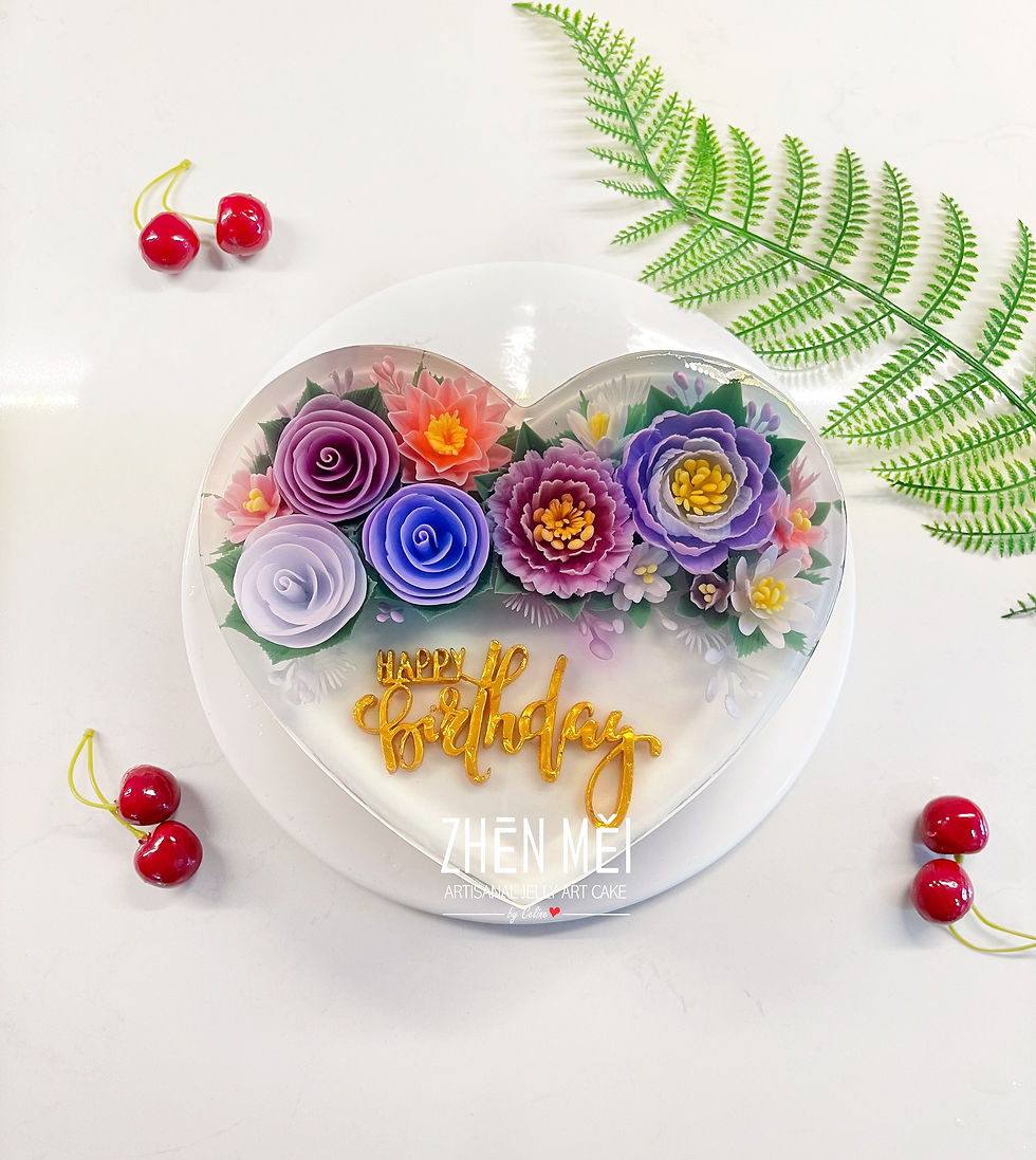 Jelly Art Cake Gallery Zhen Mei 3D Jelly Art