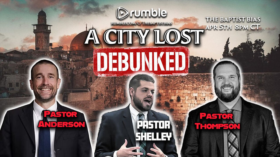 Join the Baptist Bias for a special episode debunking an upcoming film called, A City Lost. This documentary is based on the research of Ernest Martin who was later copied by Robert Cornuke who is featured in the film. The documentary makes fallacious arguments about the Bible, History, and Archeology to push a sensational narrative. These claims will be debunked in the show as well as commentary about the film.