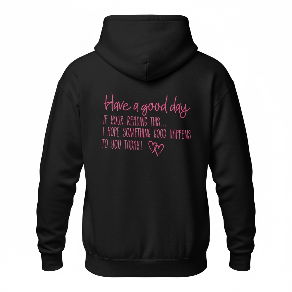 Personalised_ T-SHIRT_ HOODY_ SWEATSHIRT_Have a good day
