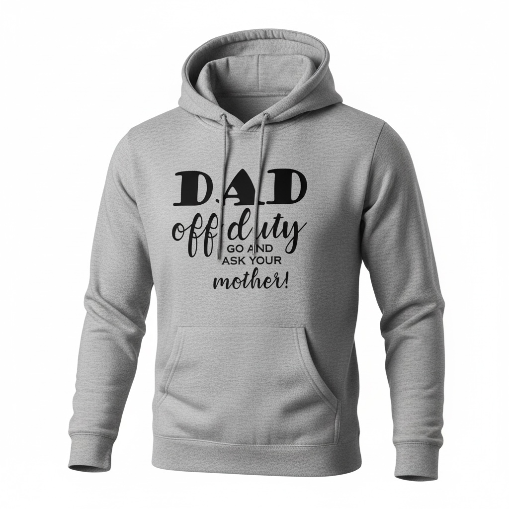 Personalised_ T-SHIRT_ HOODY_ SWEATSHIRT_Dad off duty
