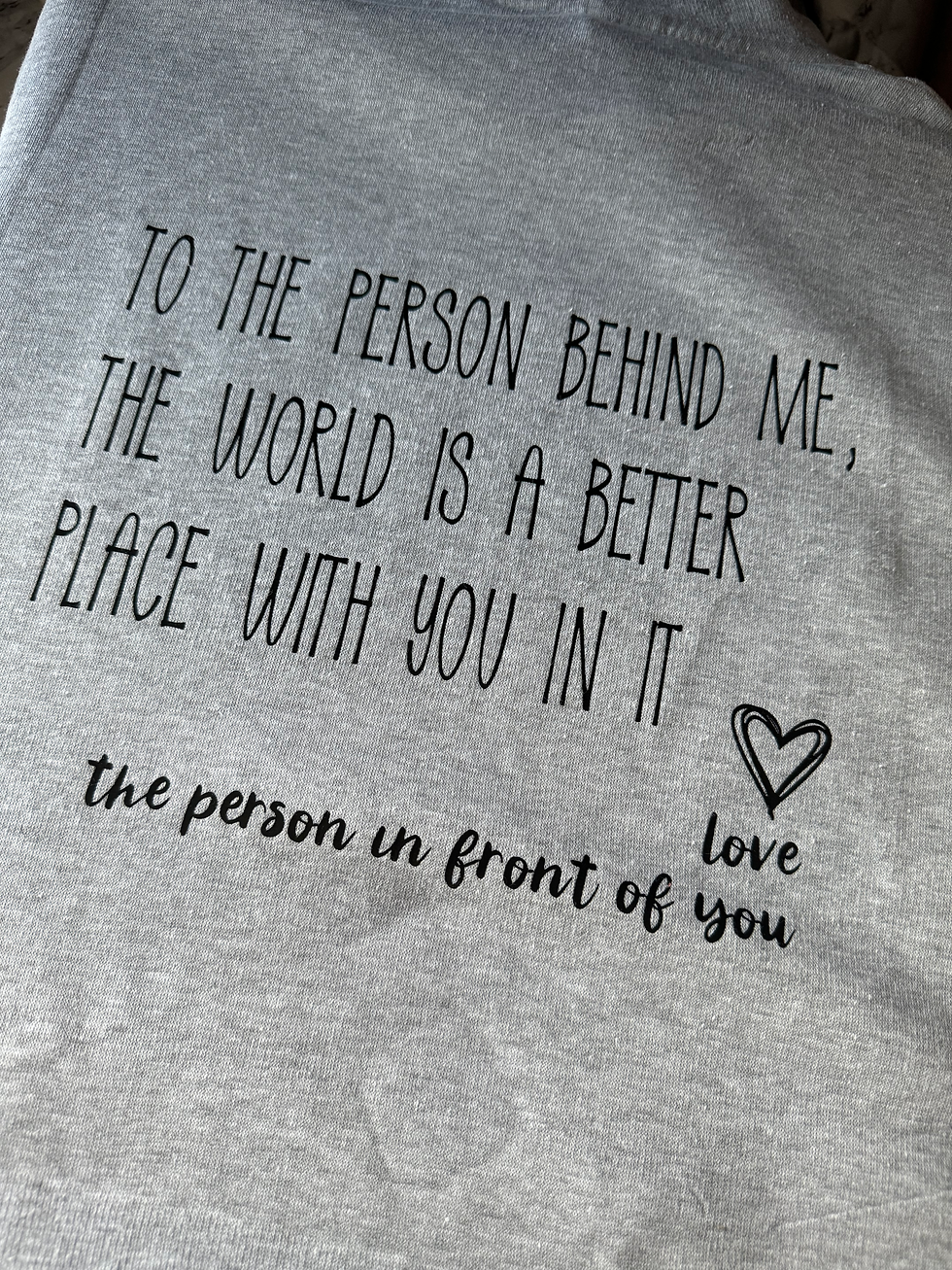Thumbnail: Personalised_ T-SHIRT_ HOODY_ SWEATSHIRT_To the person behind