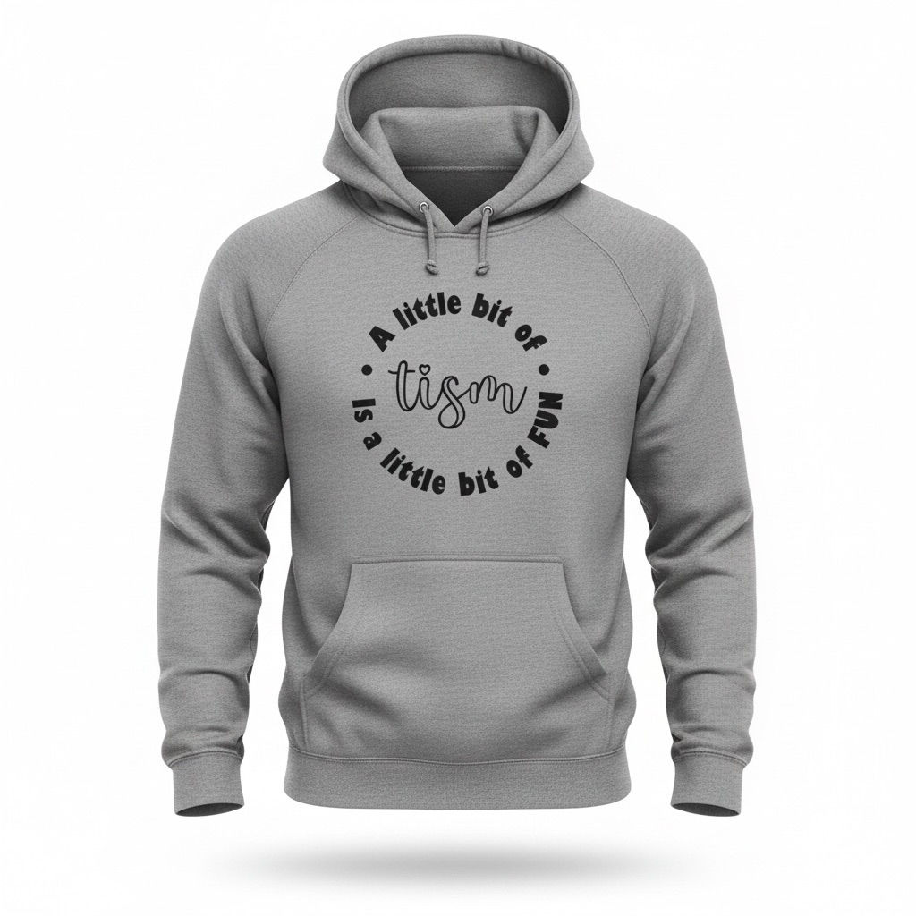 Personalised_ T-SHIRT_ HOODY_ SWEATSHIRT_little bit of tism…