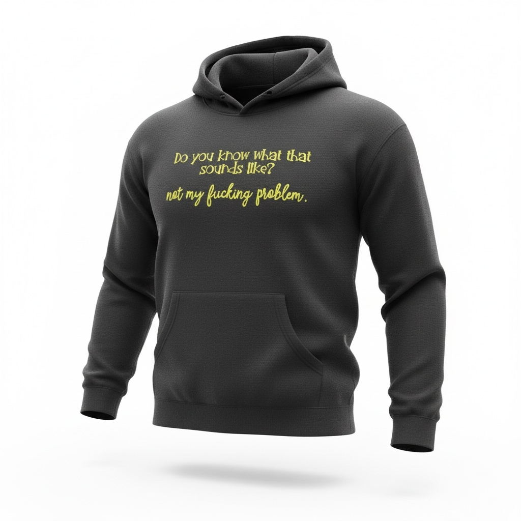 Personalised_ T-SHIRT_ HOODY_ SWEATSHIRT_Do you know what that sounds like...