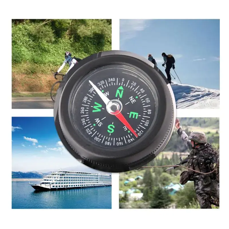 Thumbnail: Military tactical compass for hiking, sailing, and cycling.