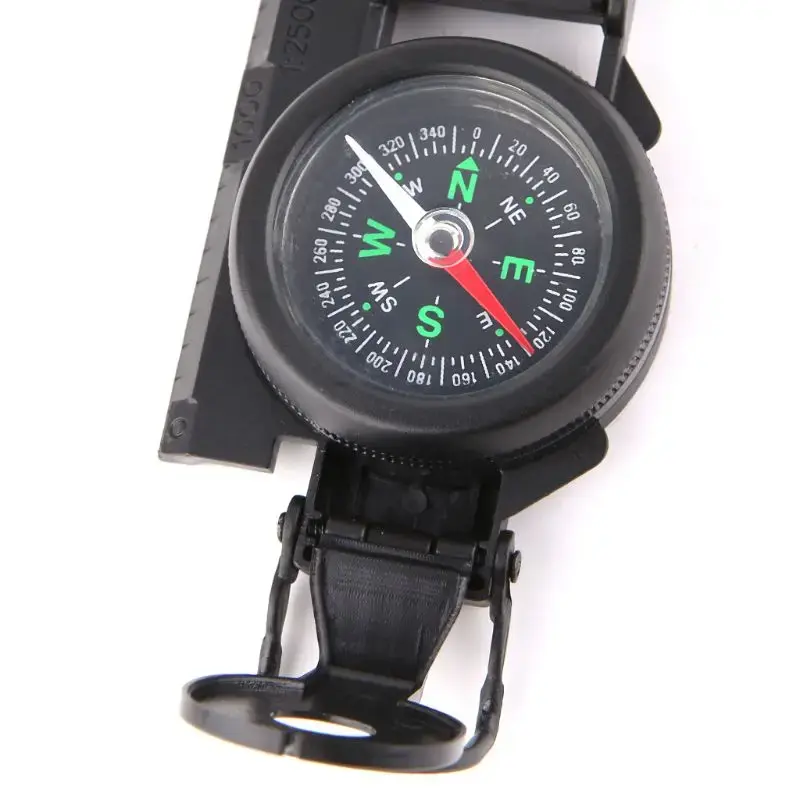 Thumbnail: Portable folding military tactical compass for outdoor use
