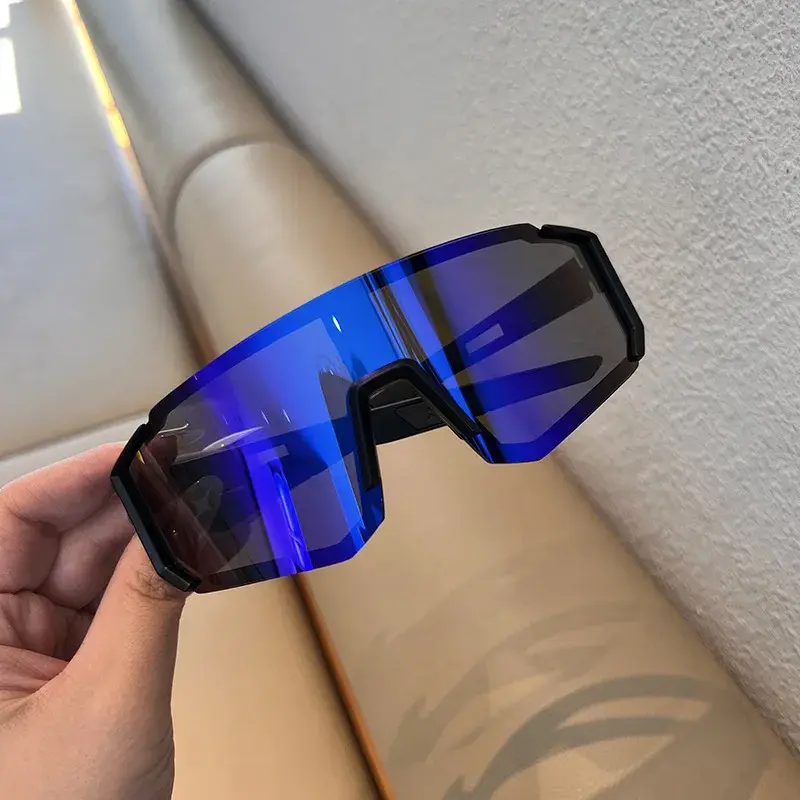 Thumbnail: Cycling One-Piece Sunglasses with UV400 Protection for Women