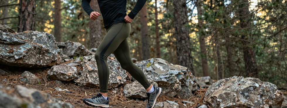 Athletic lifestyle shoot in outdoor setting