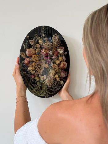 resin flower preservation