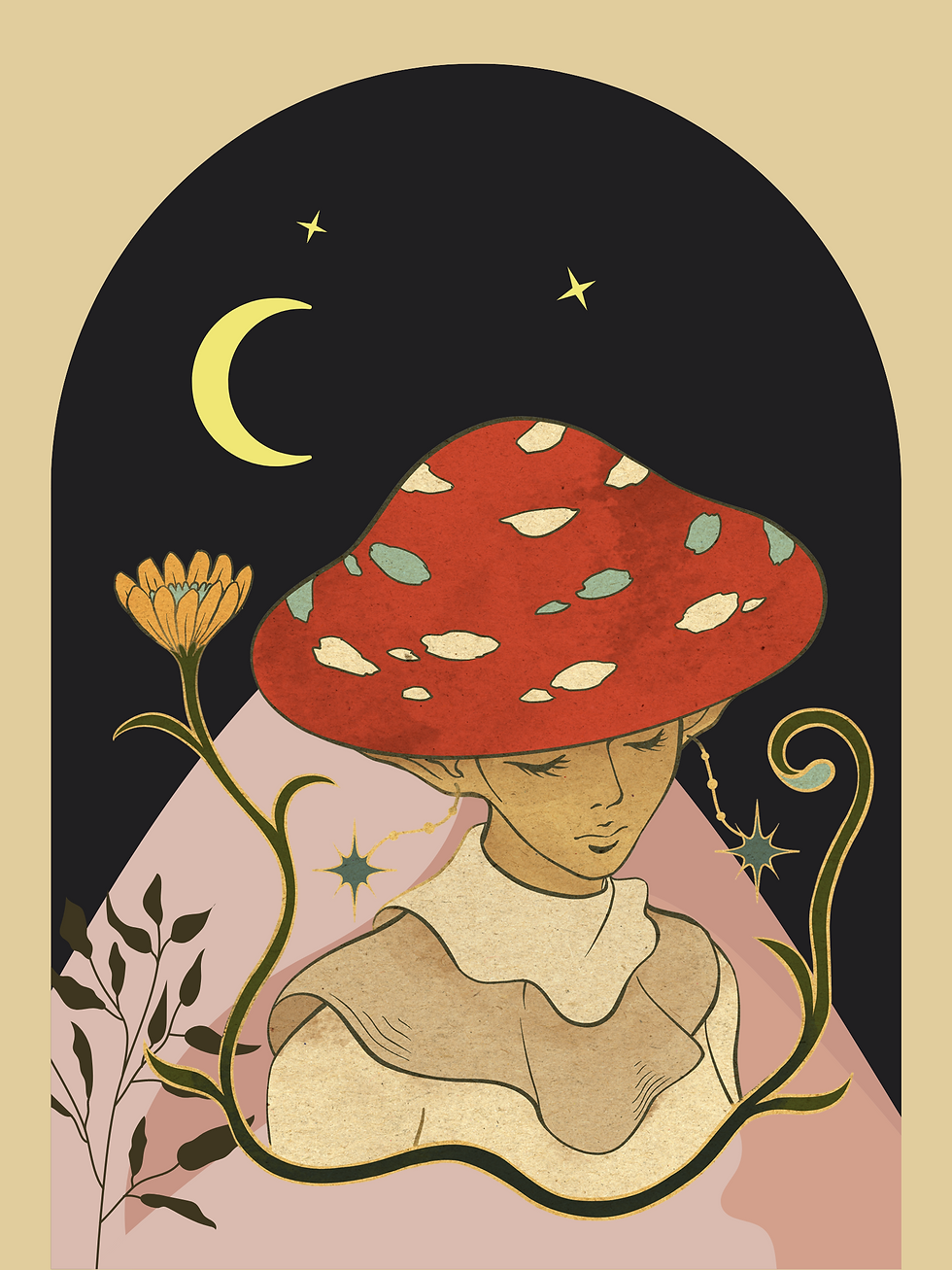 mushroom hat