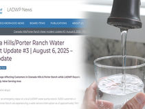 그라나다힐스·포터랜치 단수..복구 착수