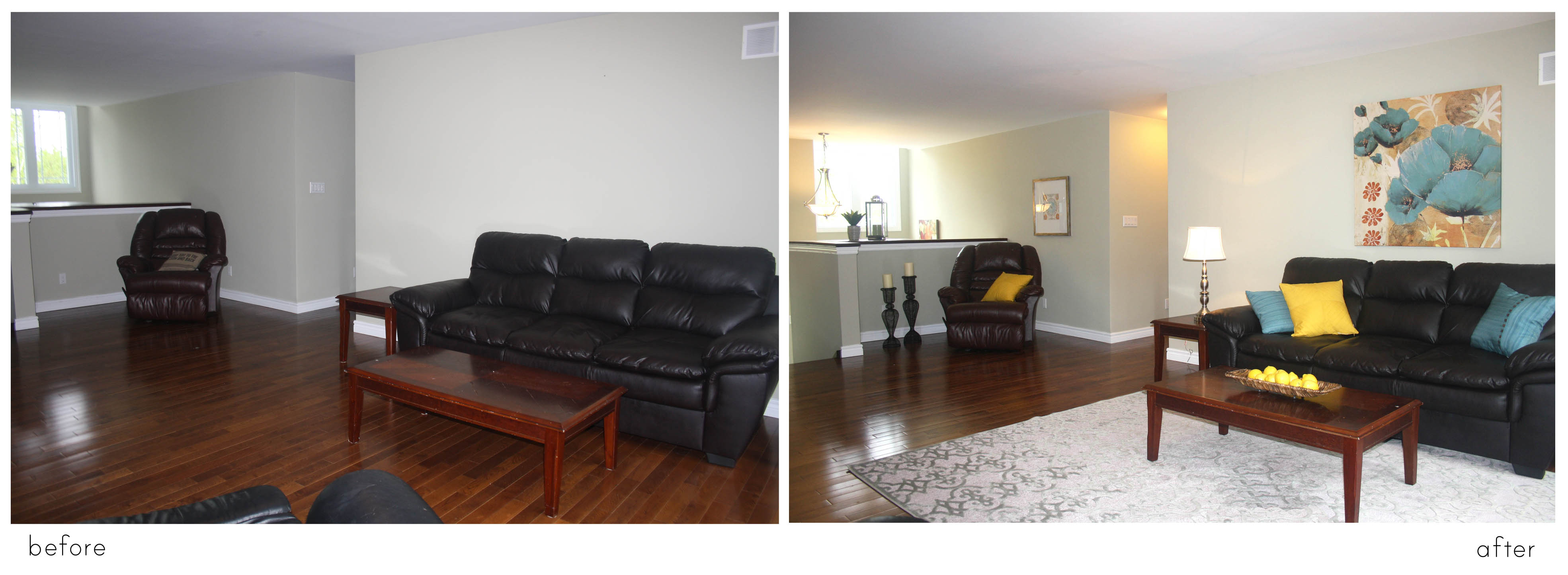 Before and After Home Staging
