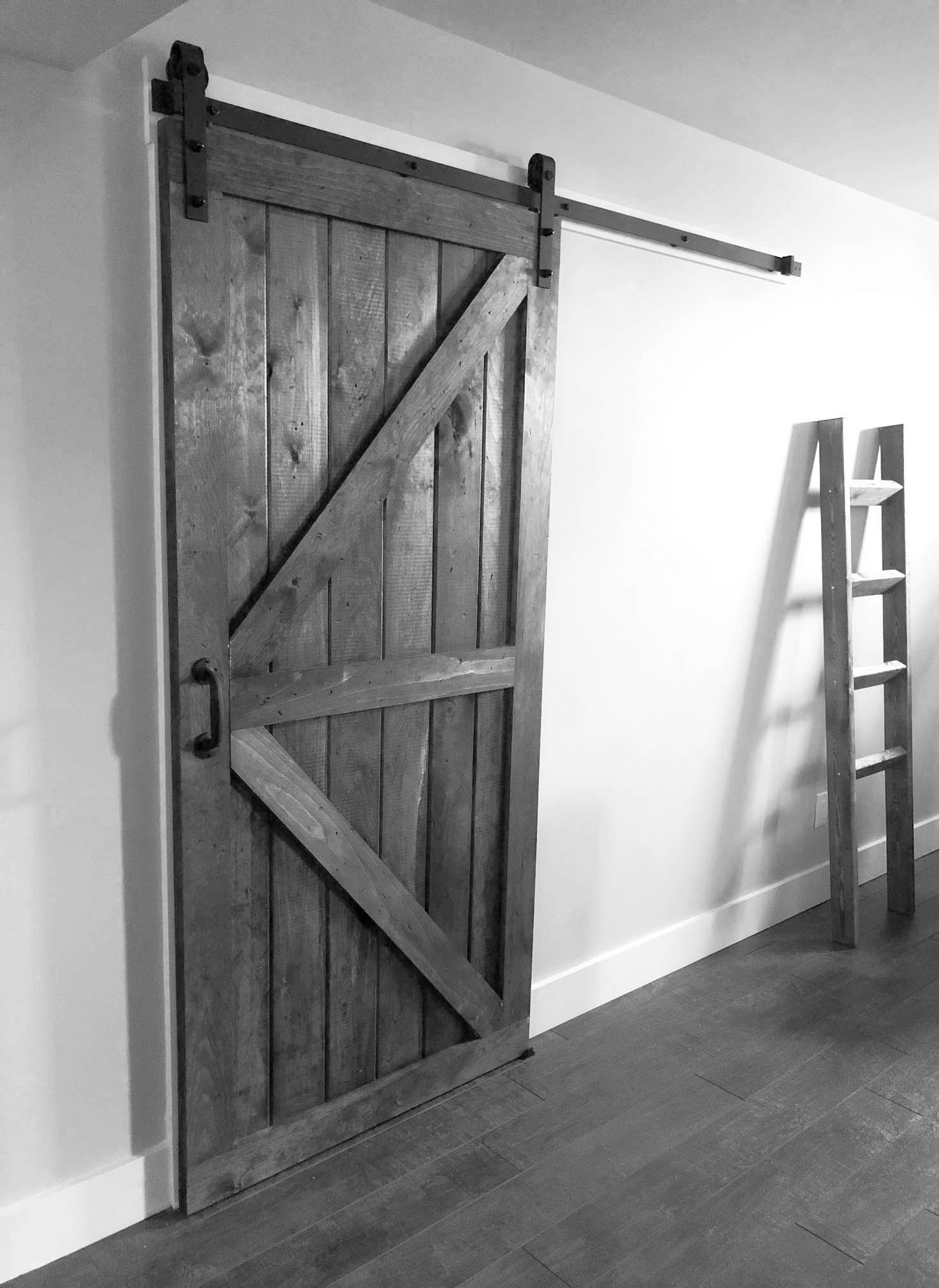 Barn Door - black and white
