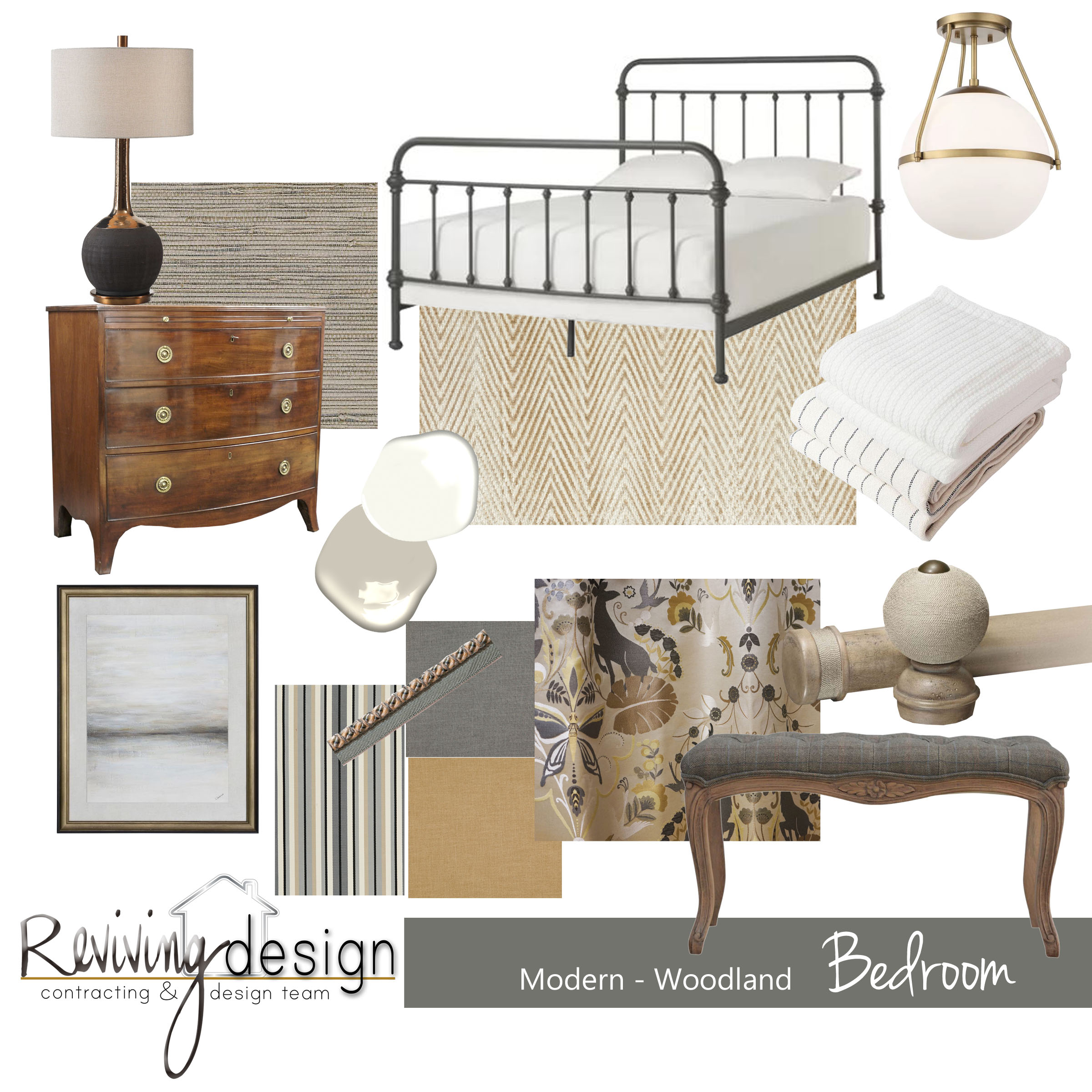 Modern Woodland Bedroom Concept